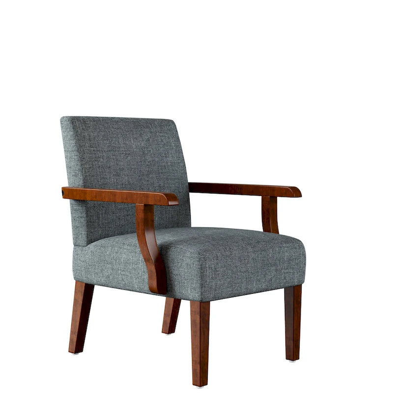 Fauteuils gris 18.7 avec table ronde