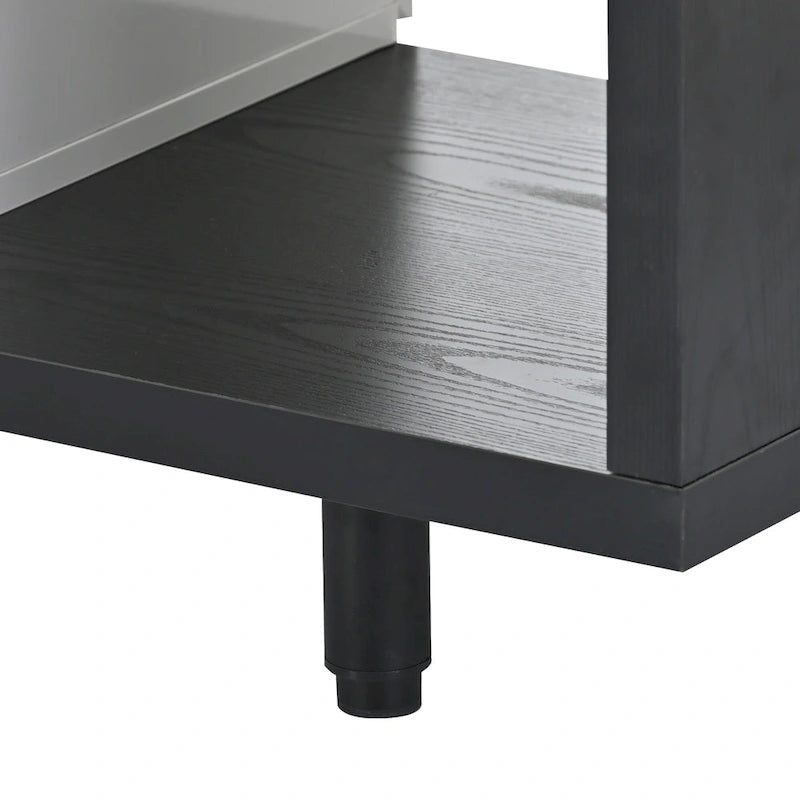Meuble TV moderne extensible blanc