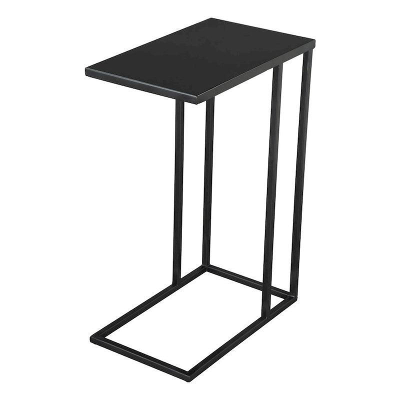 Table d'appoint abstraite en fer noir