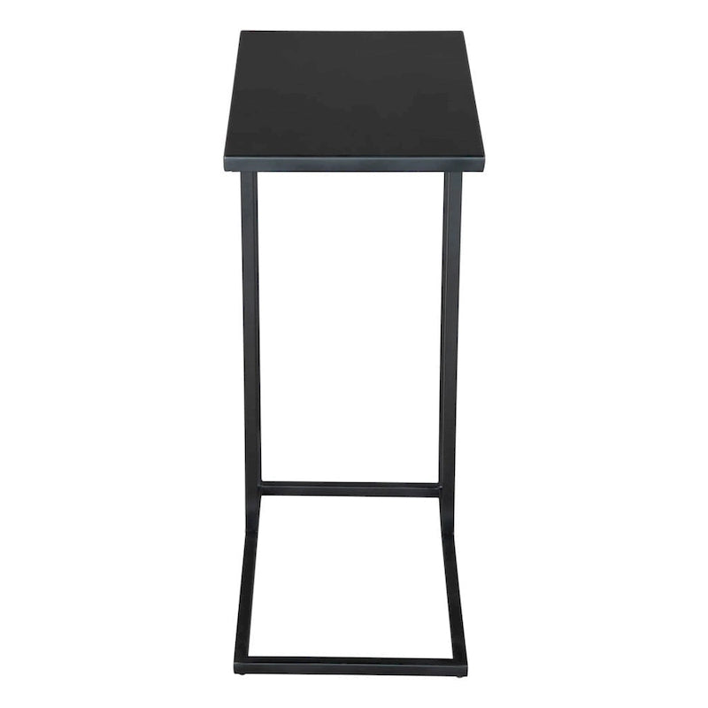 Table d'appoint abstraite en fer noir