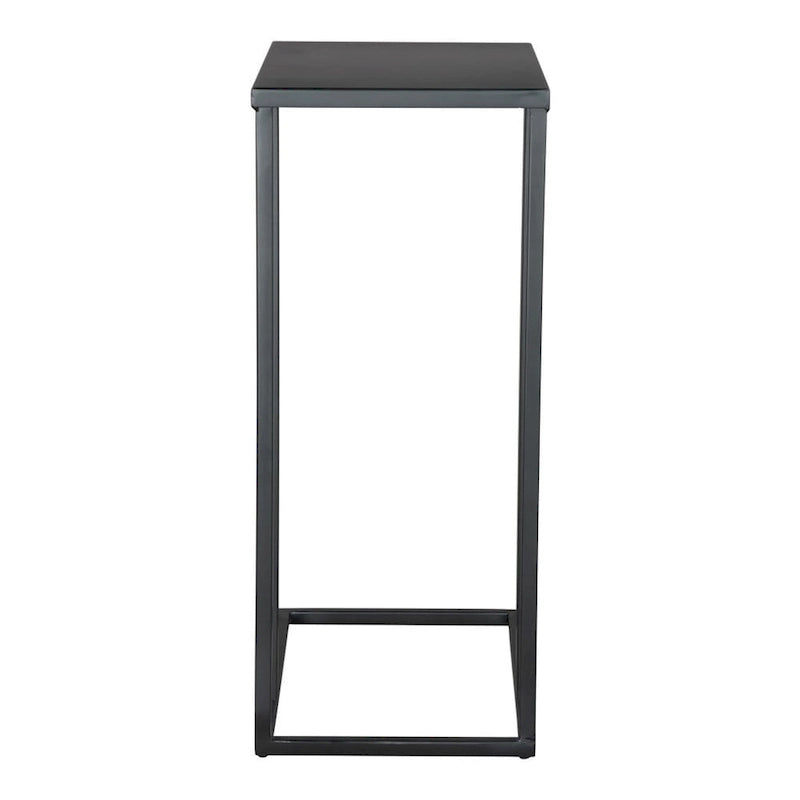 Table d'appoint abstraite en fer noir