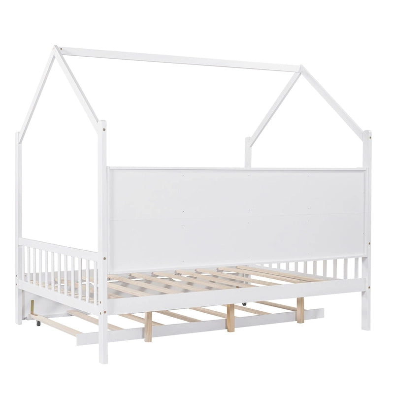 Cadre de lit en bois massif pour enfants