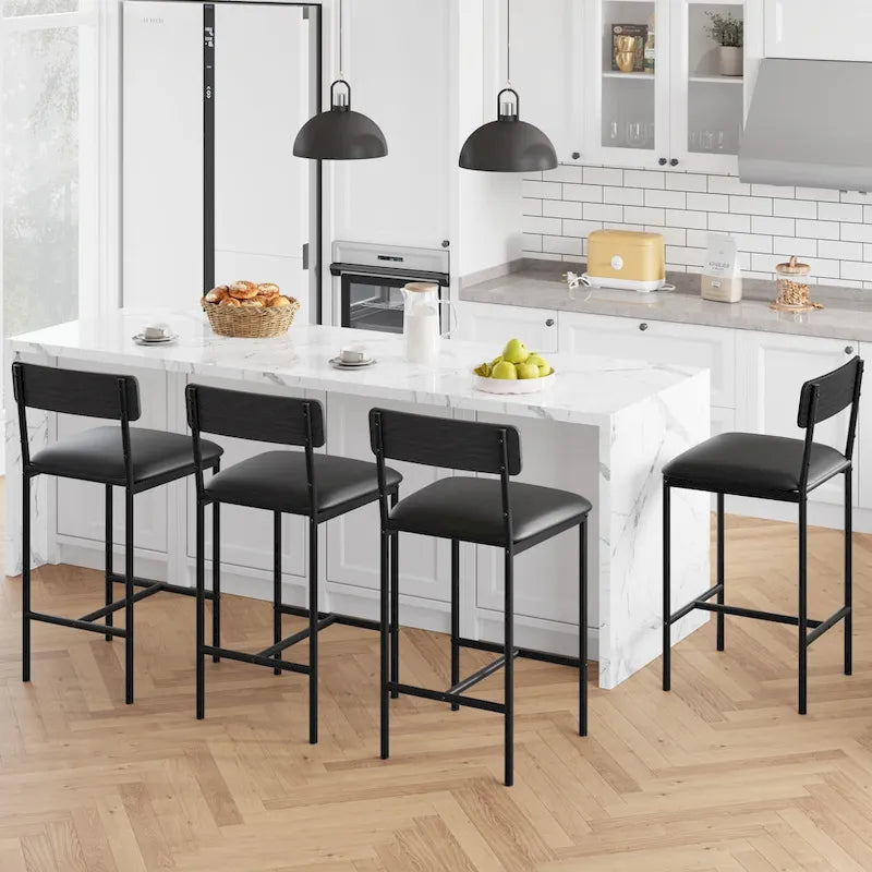 Tabouret de bar — Tabouret de bar de cuisine avec repose-pieds