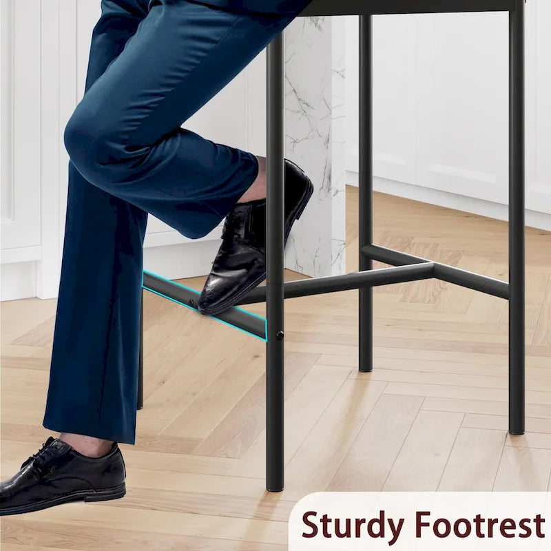 Tabouret de bar — Tabouret de bar de cuisine avec repose-pieds