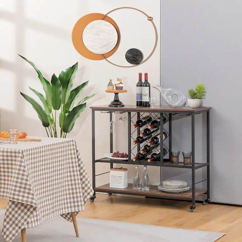 Chariot de bar style industriel