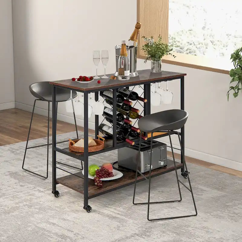 Chariot de bar style industriel