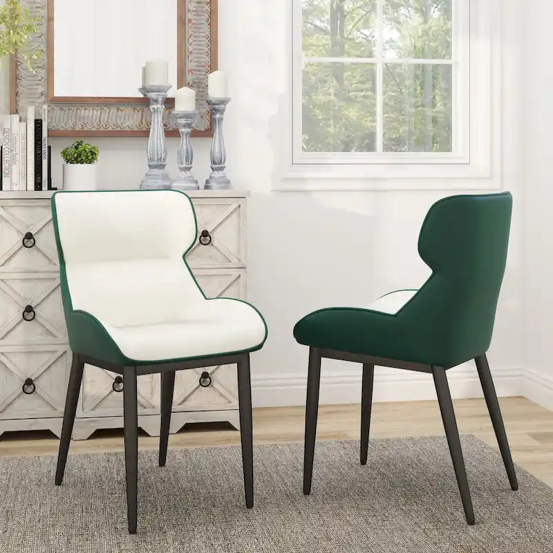 Chaise de salle à manger en similicuir