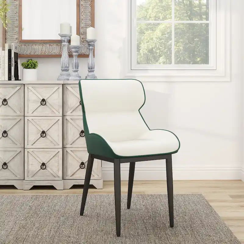 Chaise de salle à manger en similicuir