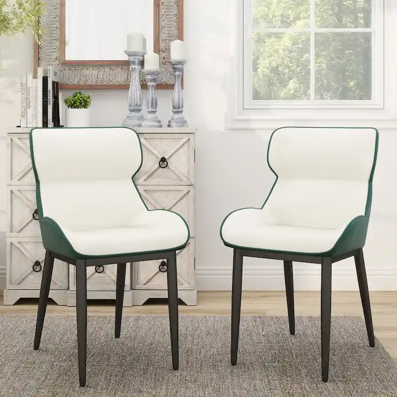 Chaise de salle à manger en similicuir