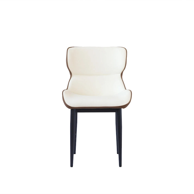 Chaise de salle à manger en similicuir