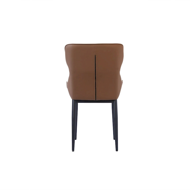 Chaise de salle à manger en similicuir