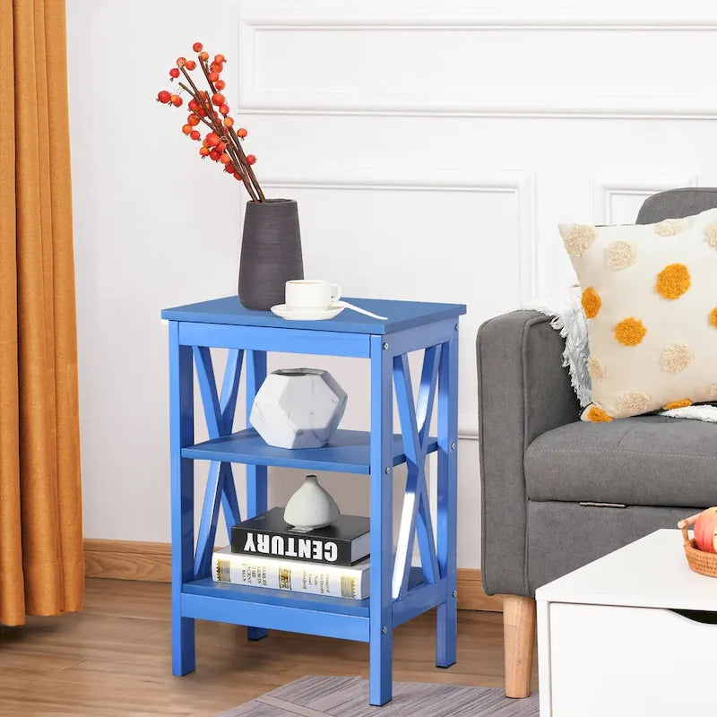 Table de chevet à trois niveaux de style moderne