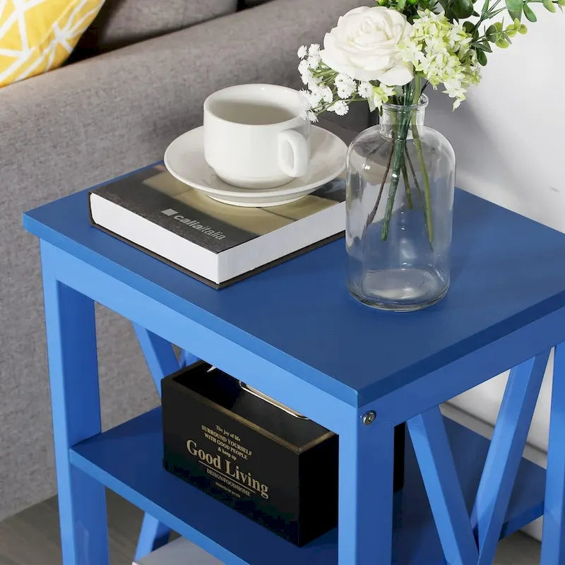 Table de chevet à trois niveaux de style moderne