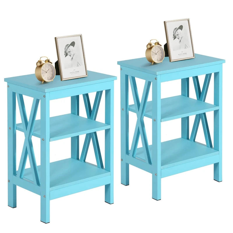 Table de chevet à trois niveaux de style moderne