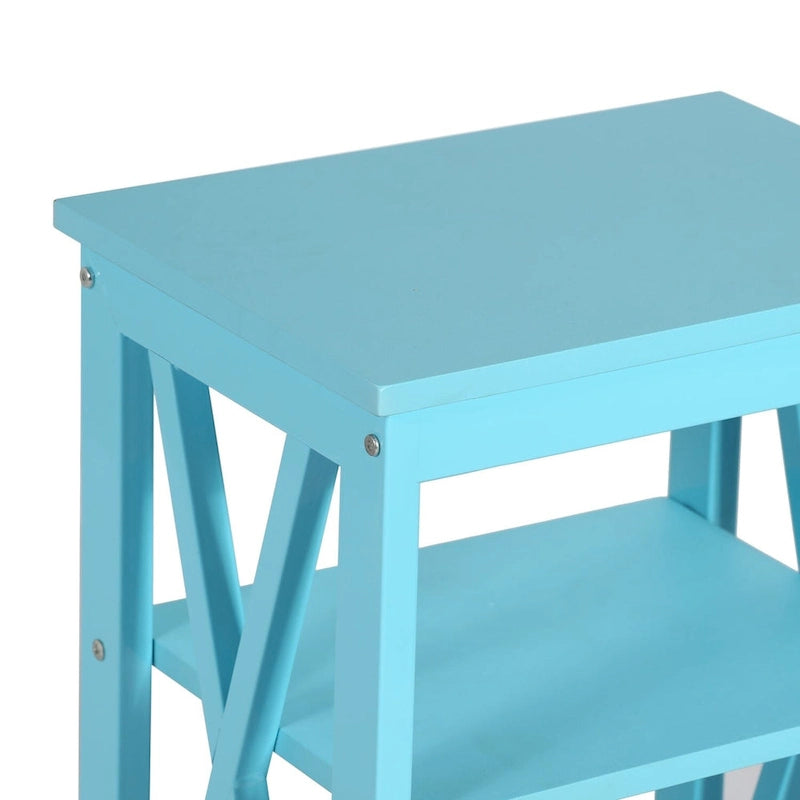 Table de chevet à trois niveaux de style moderne
