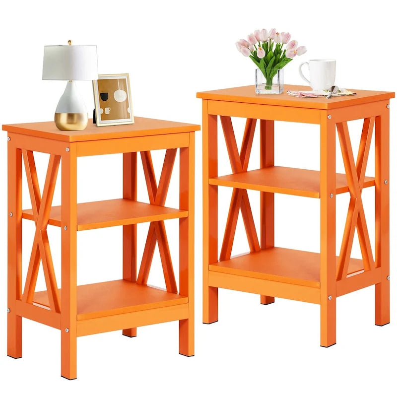 Table de chevet à trois niveaux de style moderne