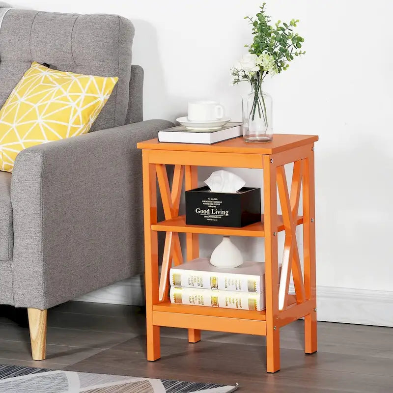 Table de chevet à trois niveaux de style moderne