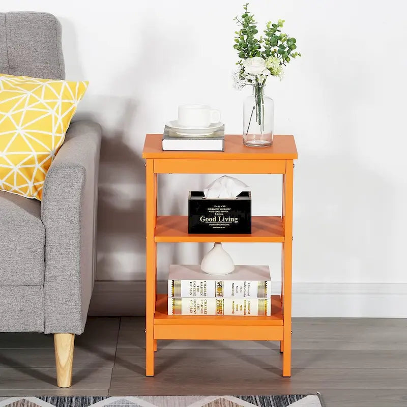 Table de chevet à trois niveaux de style moderne