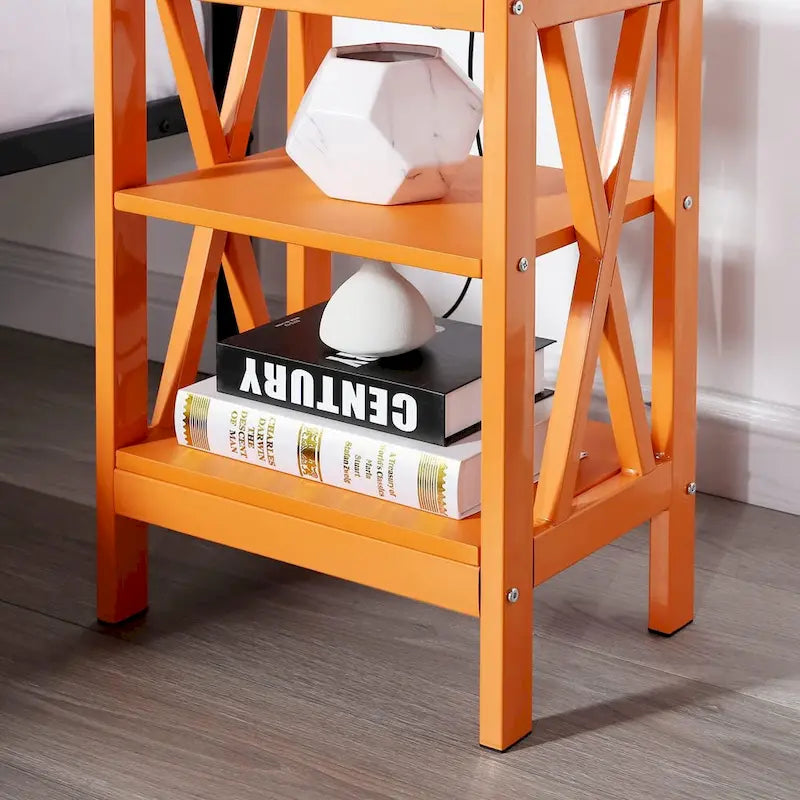 Table de chevet à trois niveaux de style moderne