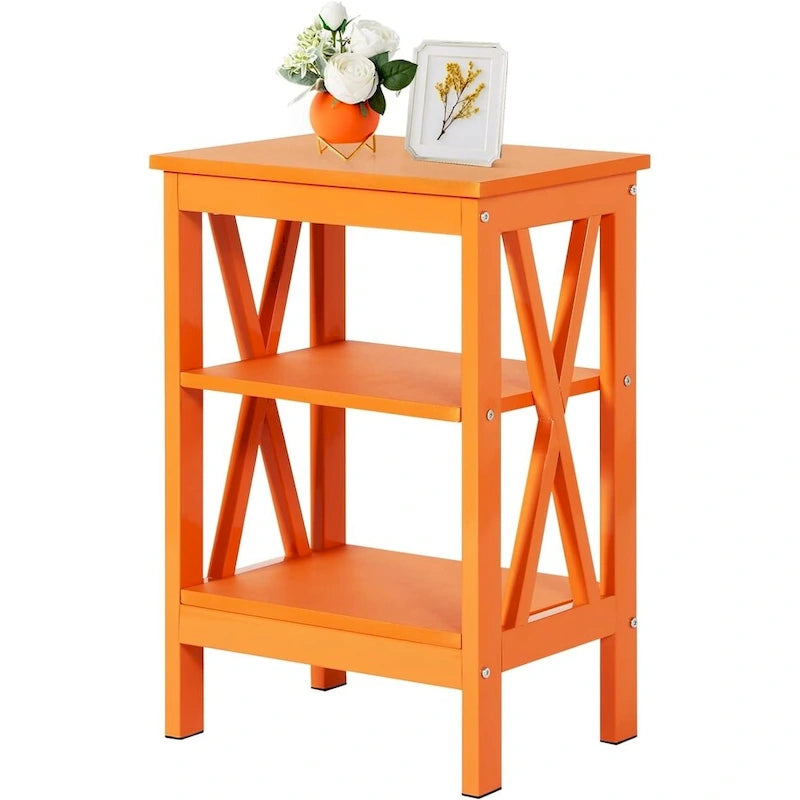 Table de chevet à trois niveaux de style moderne