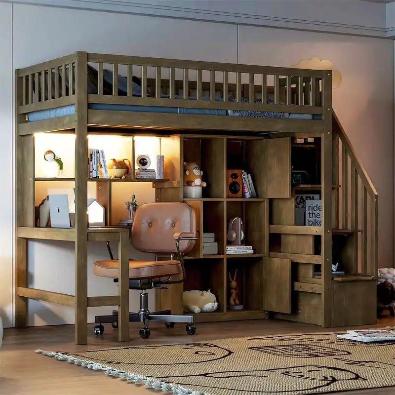 Lit mezzanine simple