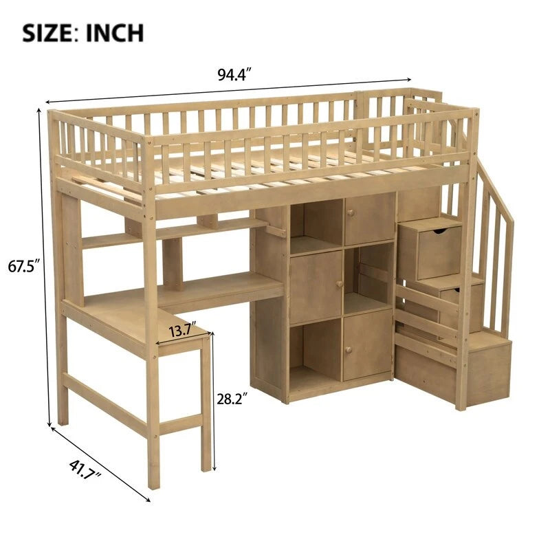 Lit mezzanine simple