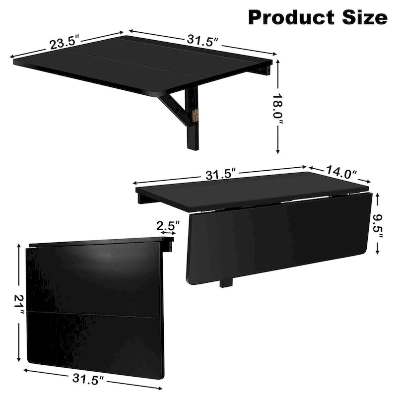 Table pliante murale