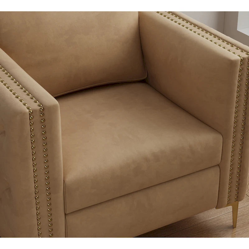 Fauteuil moderne couleur kaki