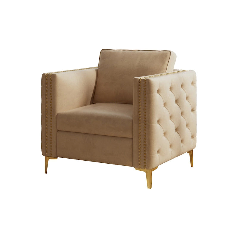 Fauteuil moderne couleur kaki