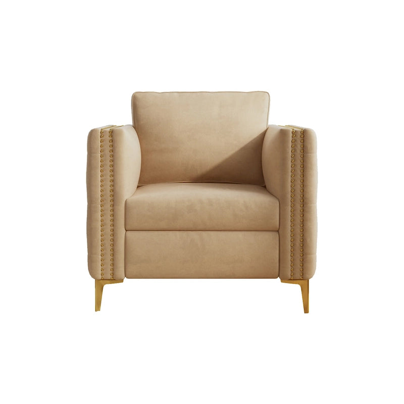 Fauteuil moderne couleur kaki