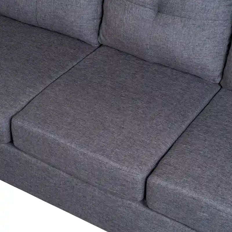 Canapé modulable 6 places en L interchangeable