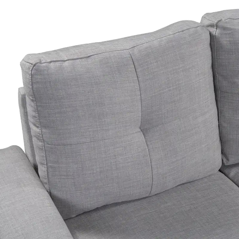Canapé modulable 6 places en L interchangeable