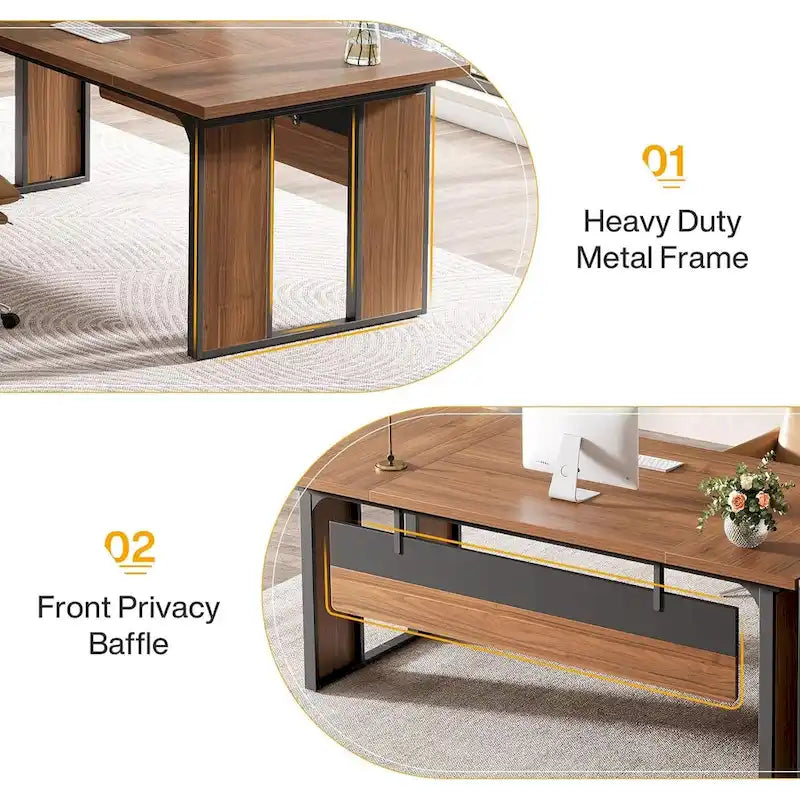 Ensemble de meubles de bureau en bois pour la maison