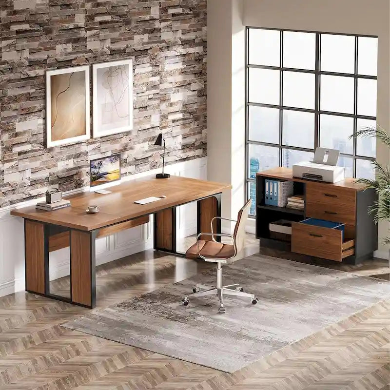 Ensemble de meubles de bureau en bois pour la maison