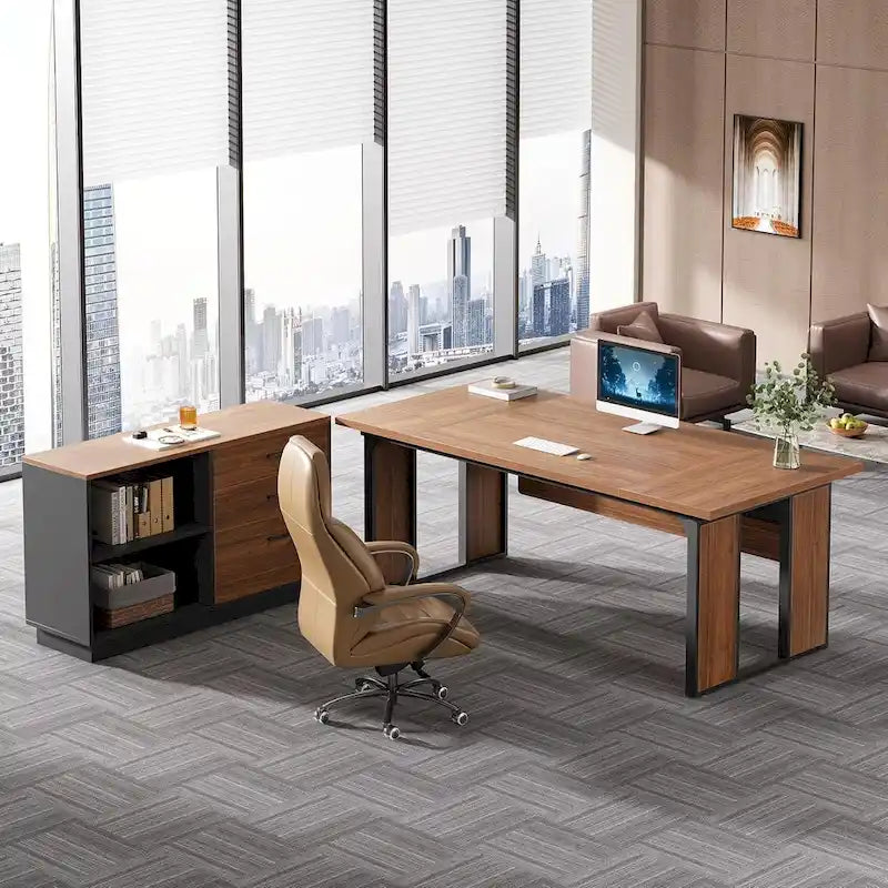 Ensemble de meubles de bureau en bois pour la maison