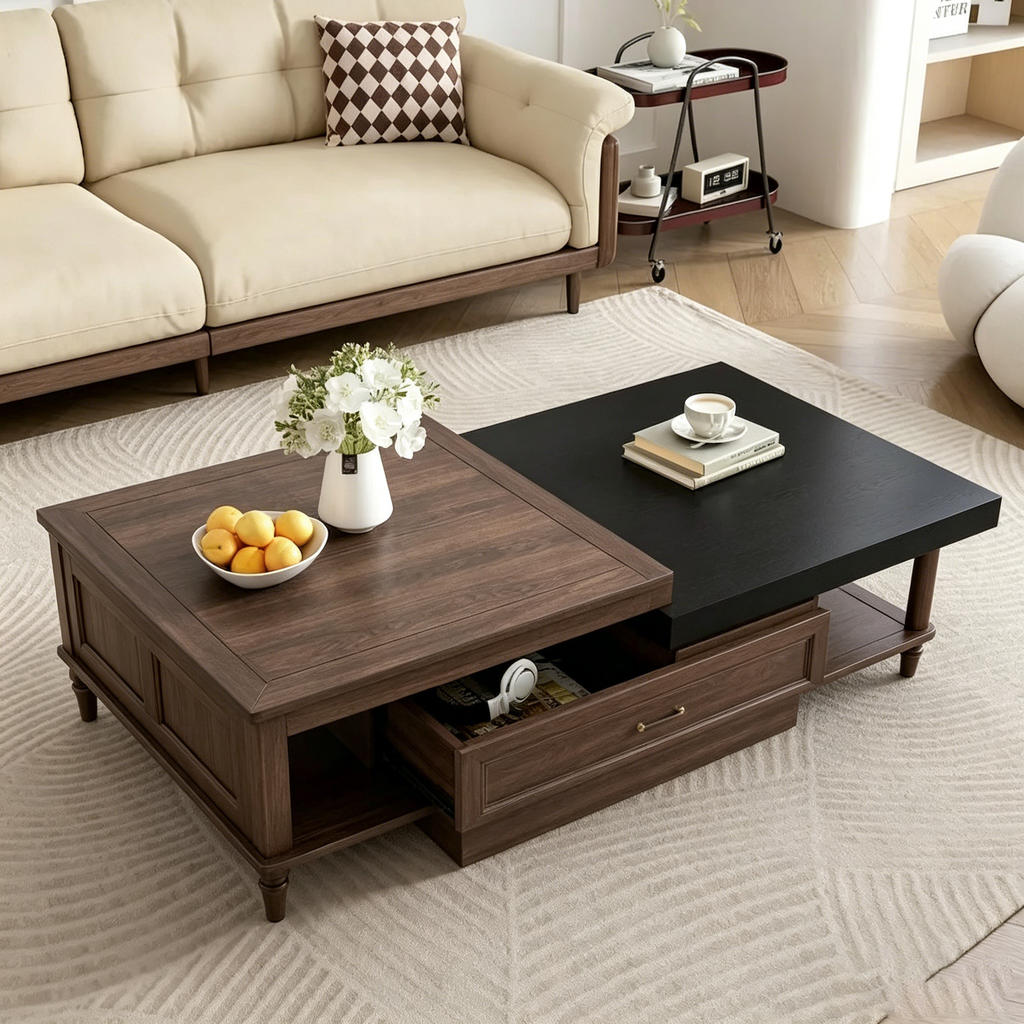 Table basse rotative