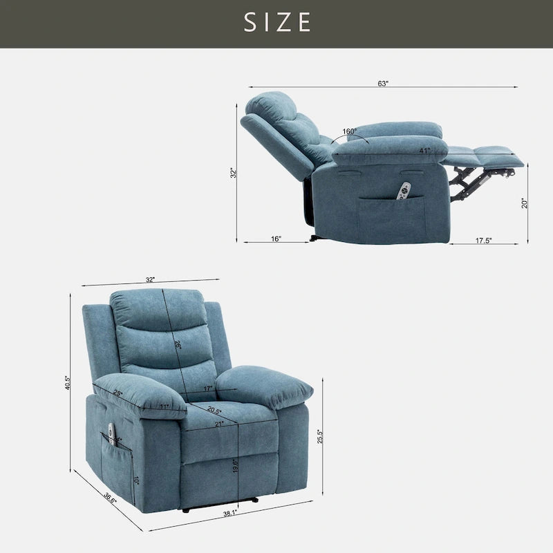 Fauteuil inclinable électrique