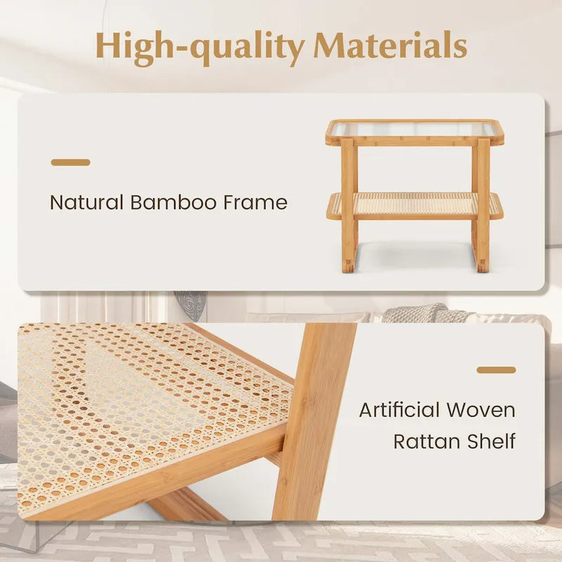 Table d'appoint en bambou