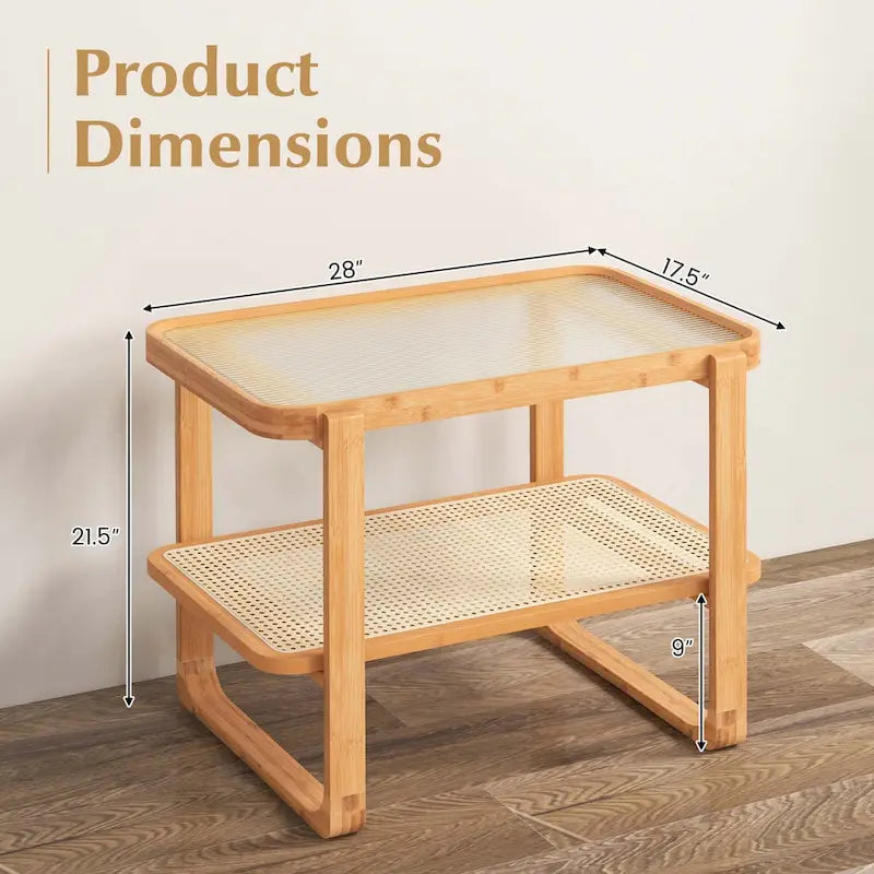 Table d'appoint en bambou