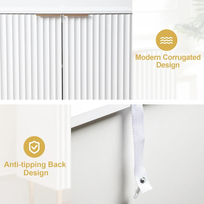Armoire de rangement avec étagères réglables