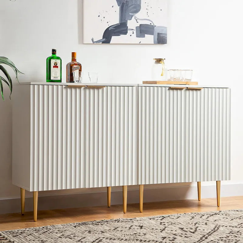 Armoire de rangement avec étagères réglables
