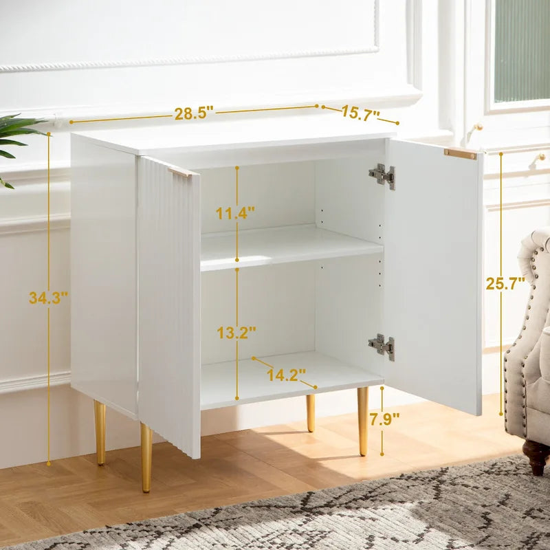 Armoire de rangement avec étagères réglables