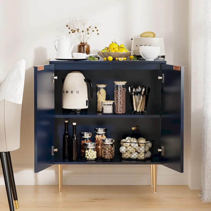 Armoire de rangement avec étagères réglables