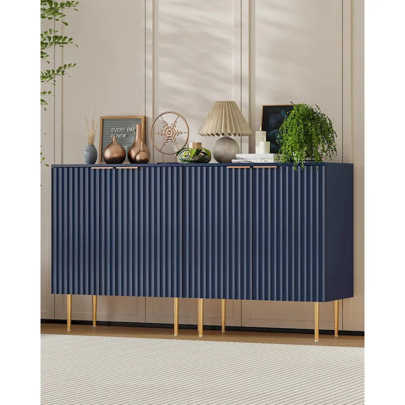 Armoire de rangement avec étagères réglables