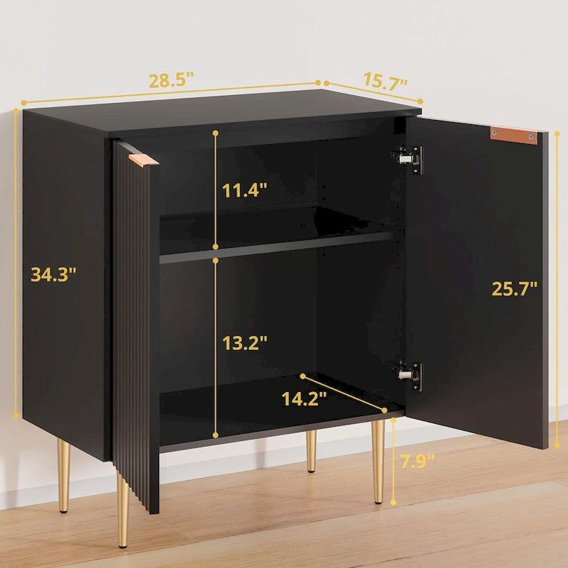 Armoire de rangement avec étagères réglables