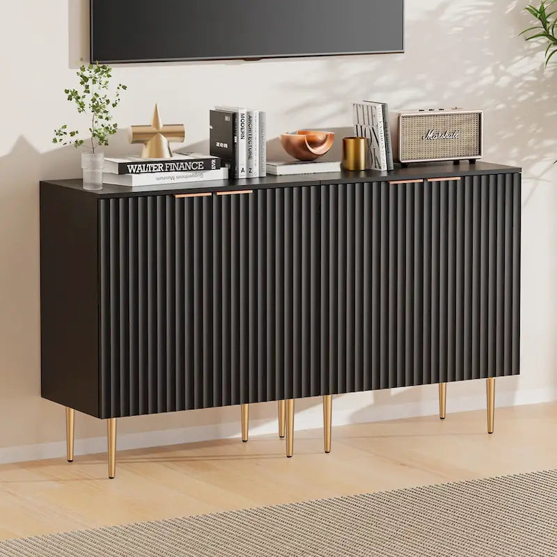 Armoire de rangement avec étagères réglables