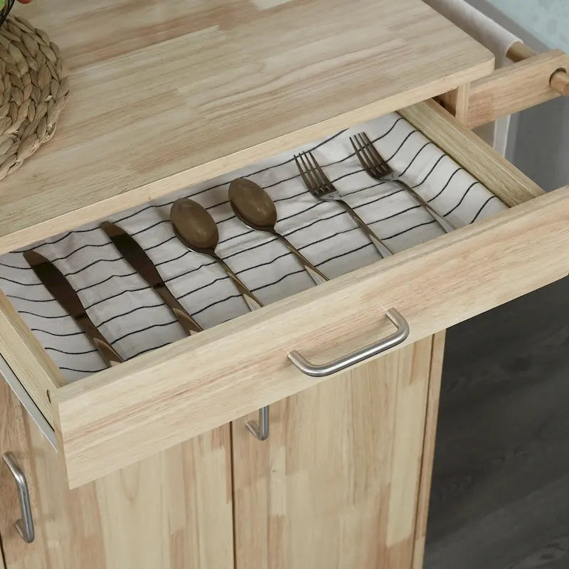 Dessert de cuisine mobile en bois