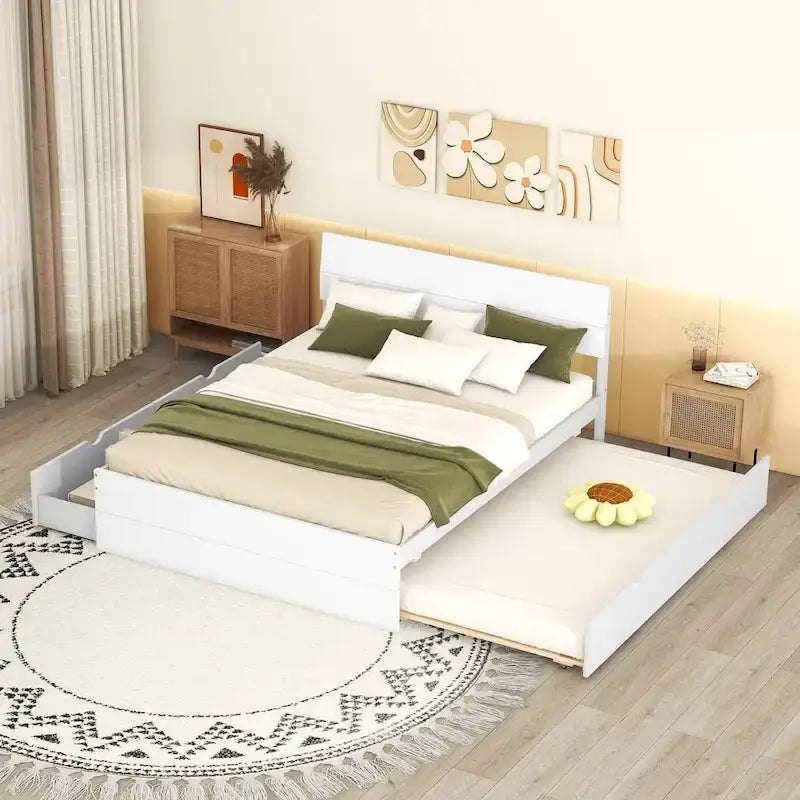 Cadre de lit double style moderne