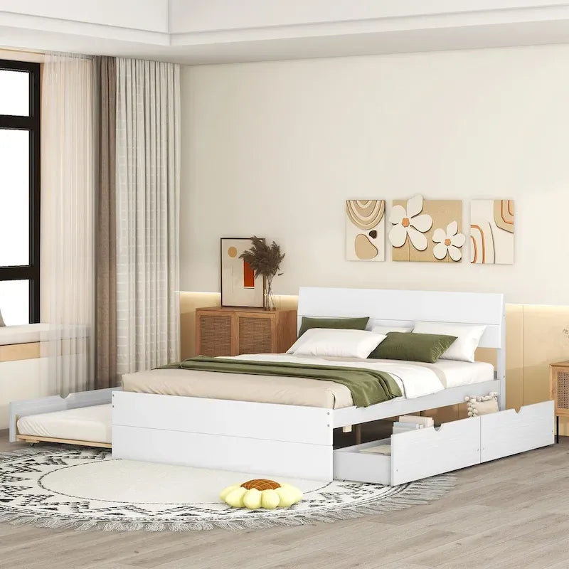 Cadre de lit double style moderne