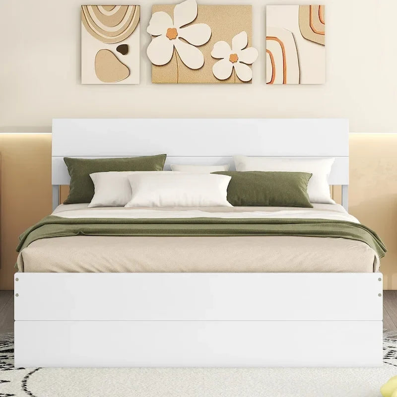 Cadre de lit double style moderne